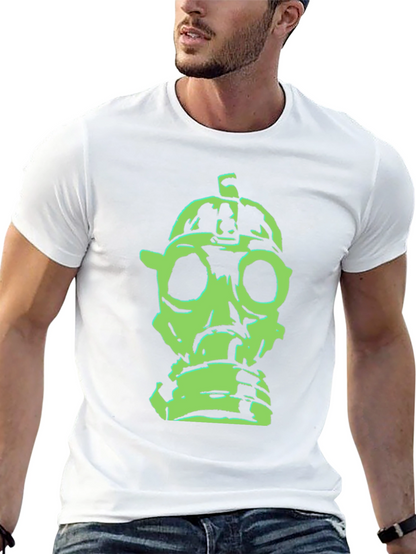 Gas Mask Graphic Tee - Bold Streetwear Style
