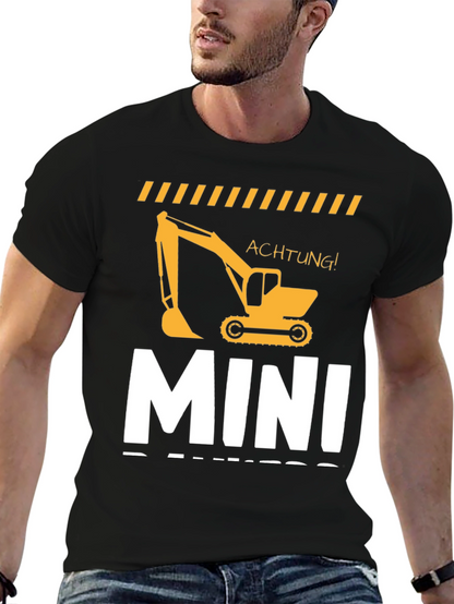 Mini Digger T-Shirt: Construction Zone