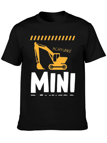Mini Digger T-Shirt: Construction Zone