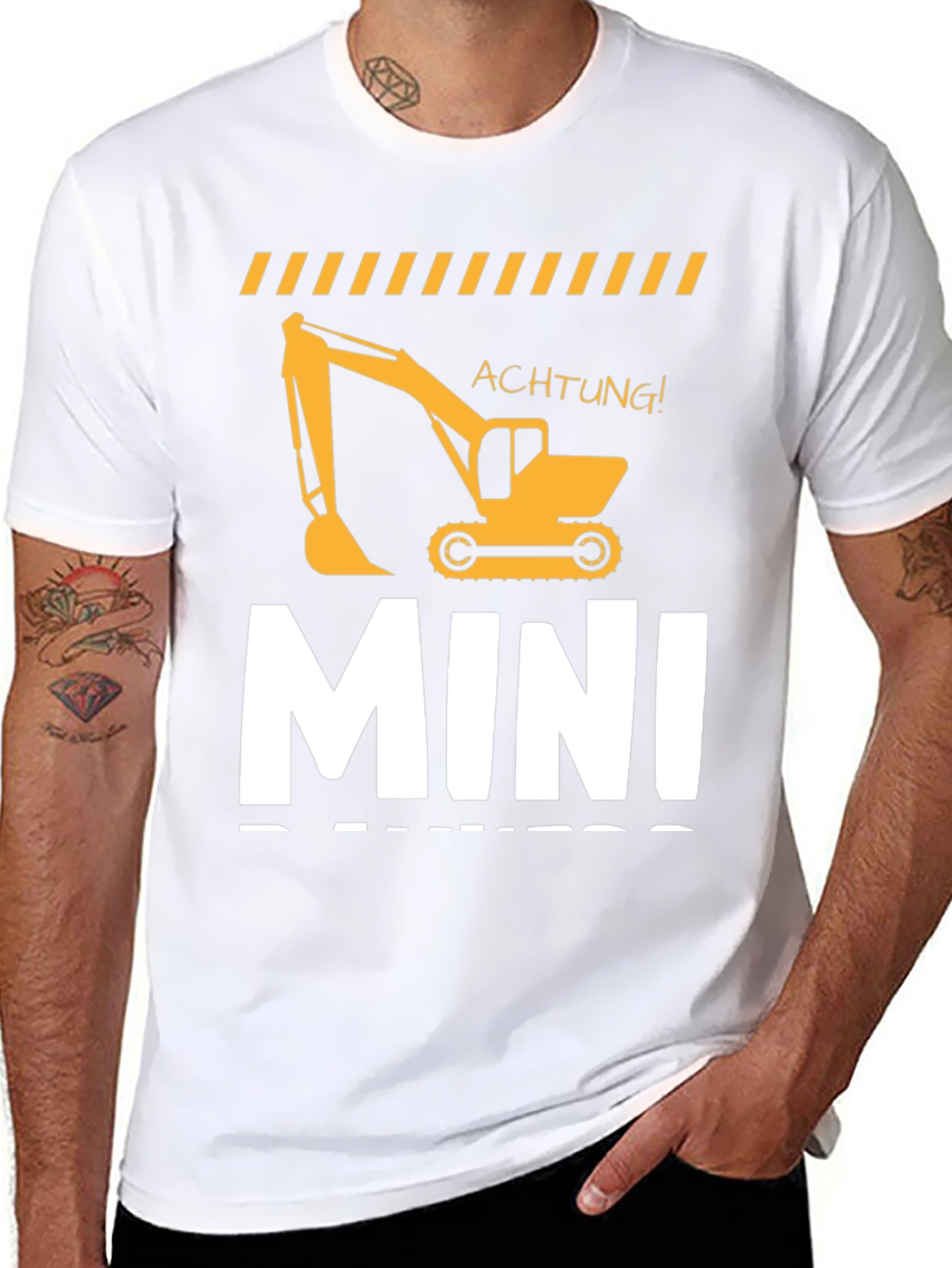 Mini Digger T-Shirt: Construction Zone