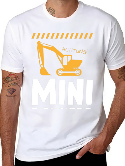 Mini Digger T-Shirt: Construction Zone