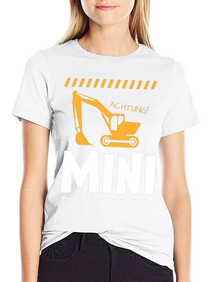 Mini Digger T-Shirt: Construction Zone