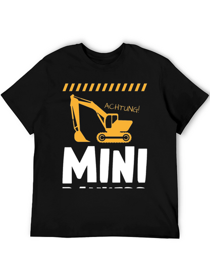 Mini Digger T-Shirt: Construction Zone