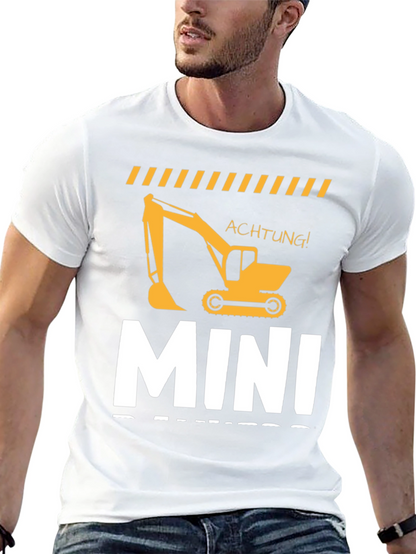 Mini Digger T-Shirt: Construction Zone
