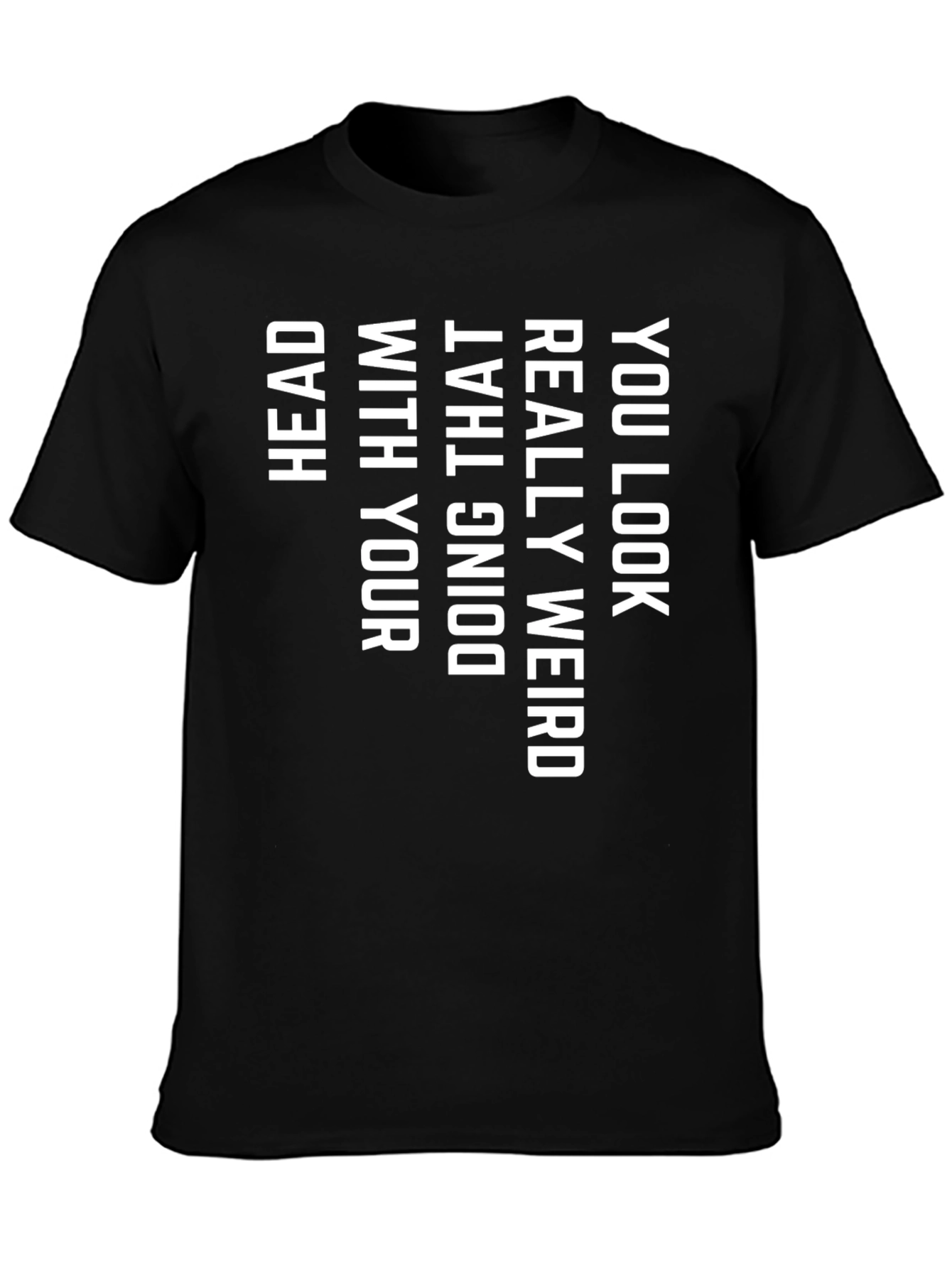 Funny Weird Graphic Print Tee