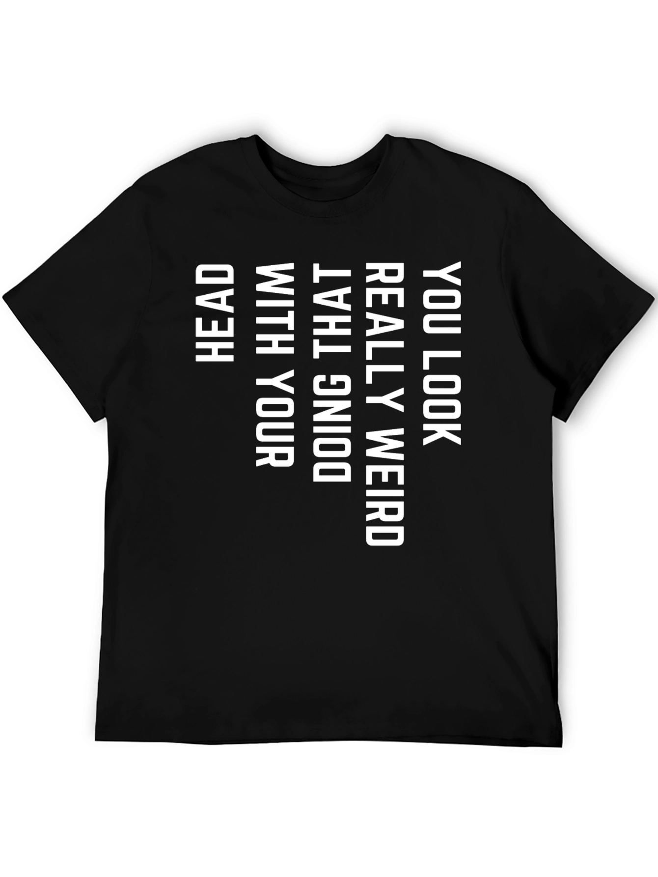 Funny Weird Graphic Print Tee
