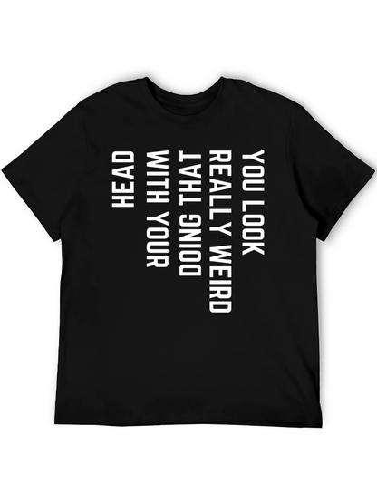 Funny Weird Graphic Print Tee