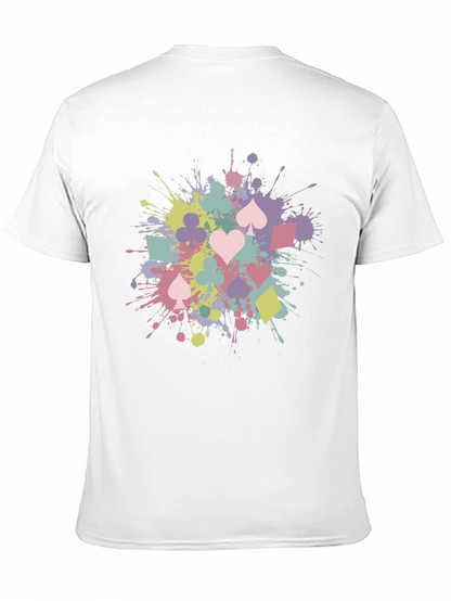 Playing Card Splash T-Shirt - Fun & Stylish