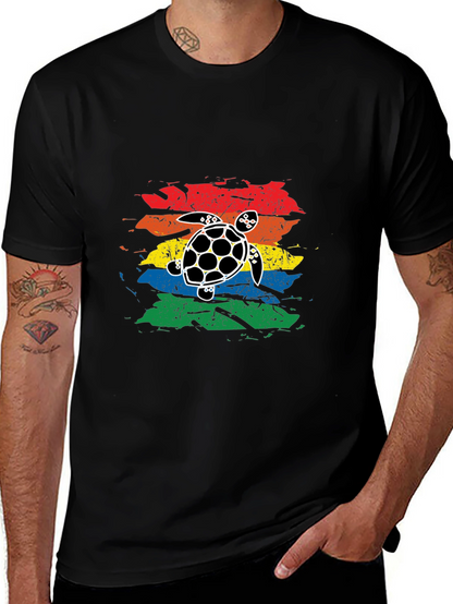 Retro Turtle Graphic T-Shirt