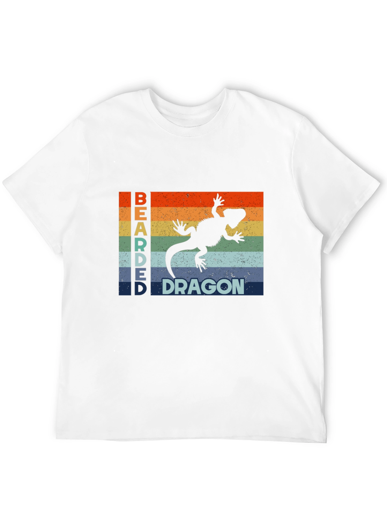 Bearded Dragon Retro Graphic T-Shirt