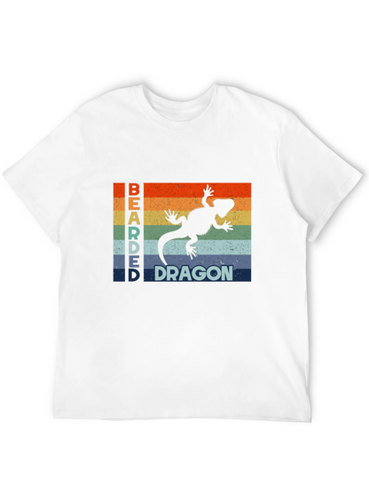 Bearded Dragon Retro Graphic T-Shirt