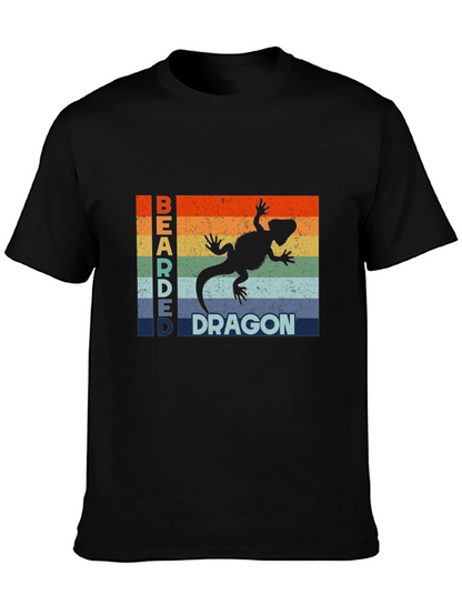 Bearded Dragon Retro Graphic T-Shirt