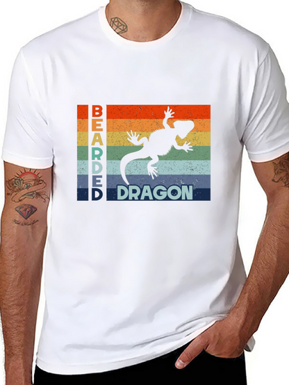 Bearded Dragon Retro Graphic T-Shirt