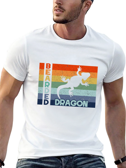 Bearded Dragon Retro Graphic T-Shirt