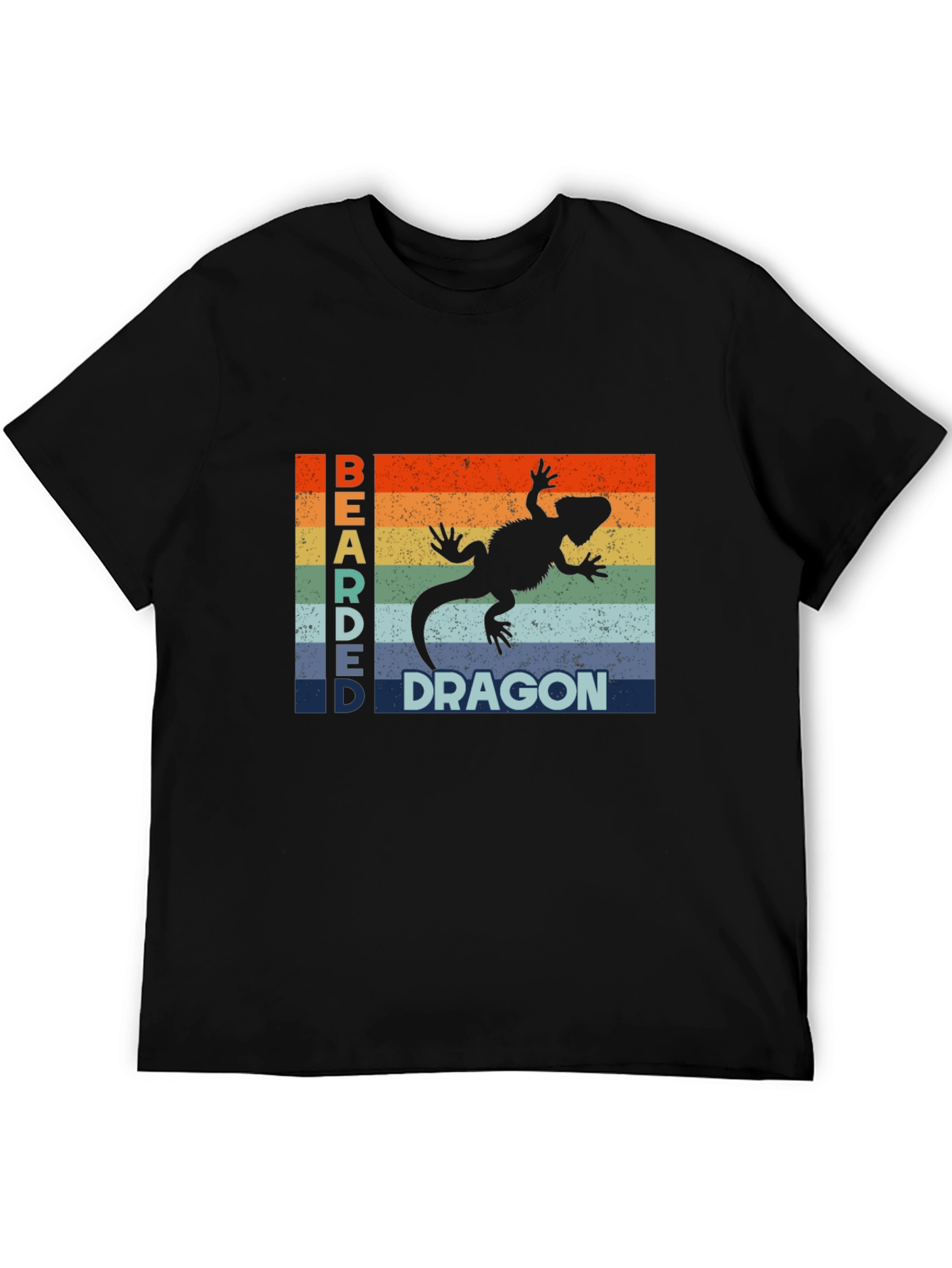Bearded Dragon Retro Graphic T-Shirt