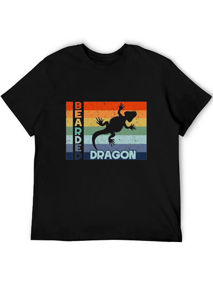 Bearded Dragon Retro Graphic T-Shirt