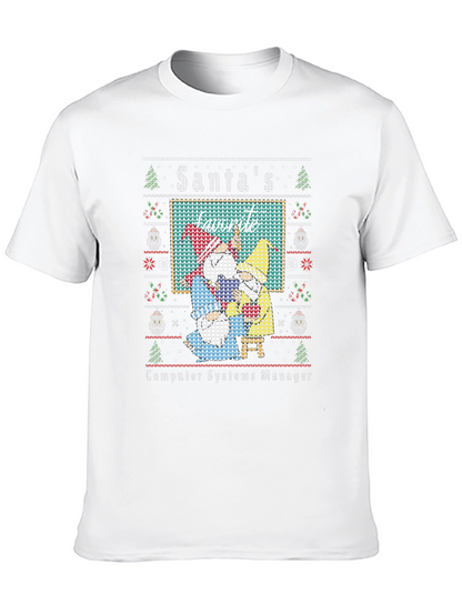 Santas Favorite Computer Systems Manager T-Shirt