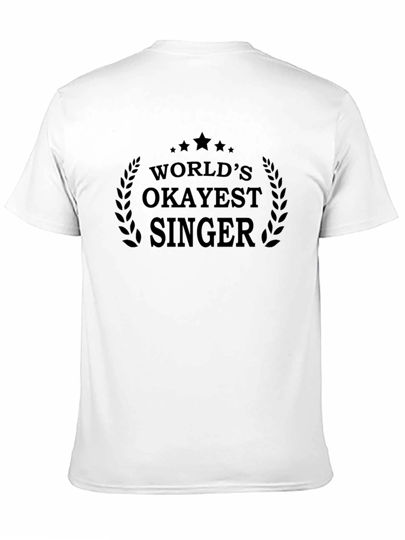Worlds Okayest Singer - Funny Graphic Tee