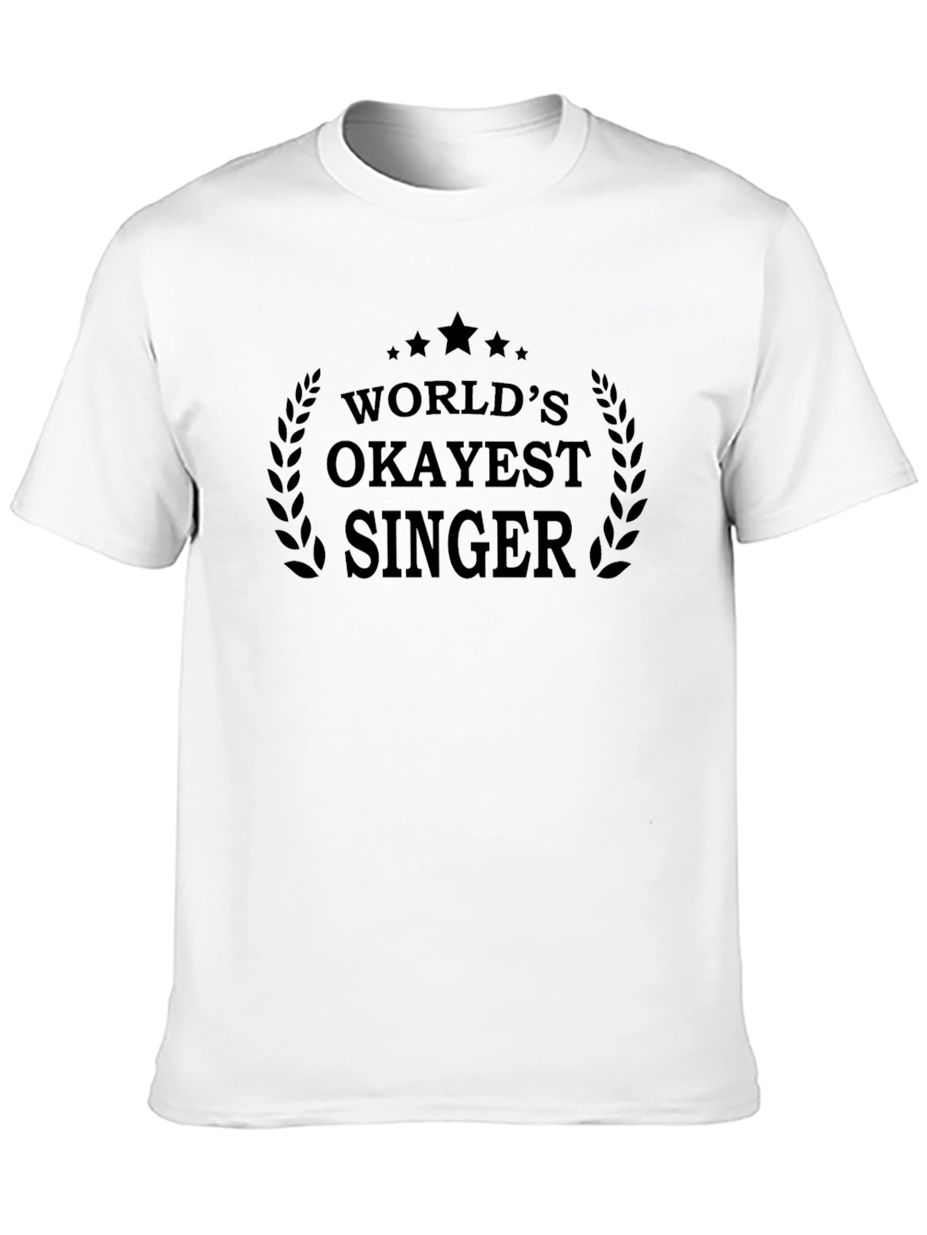 Worlds Okayest Singer - Funny Graphic Tee