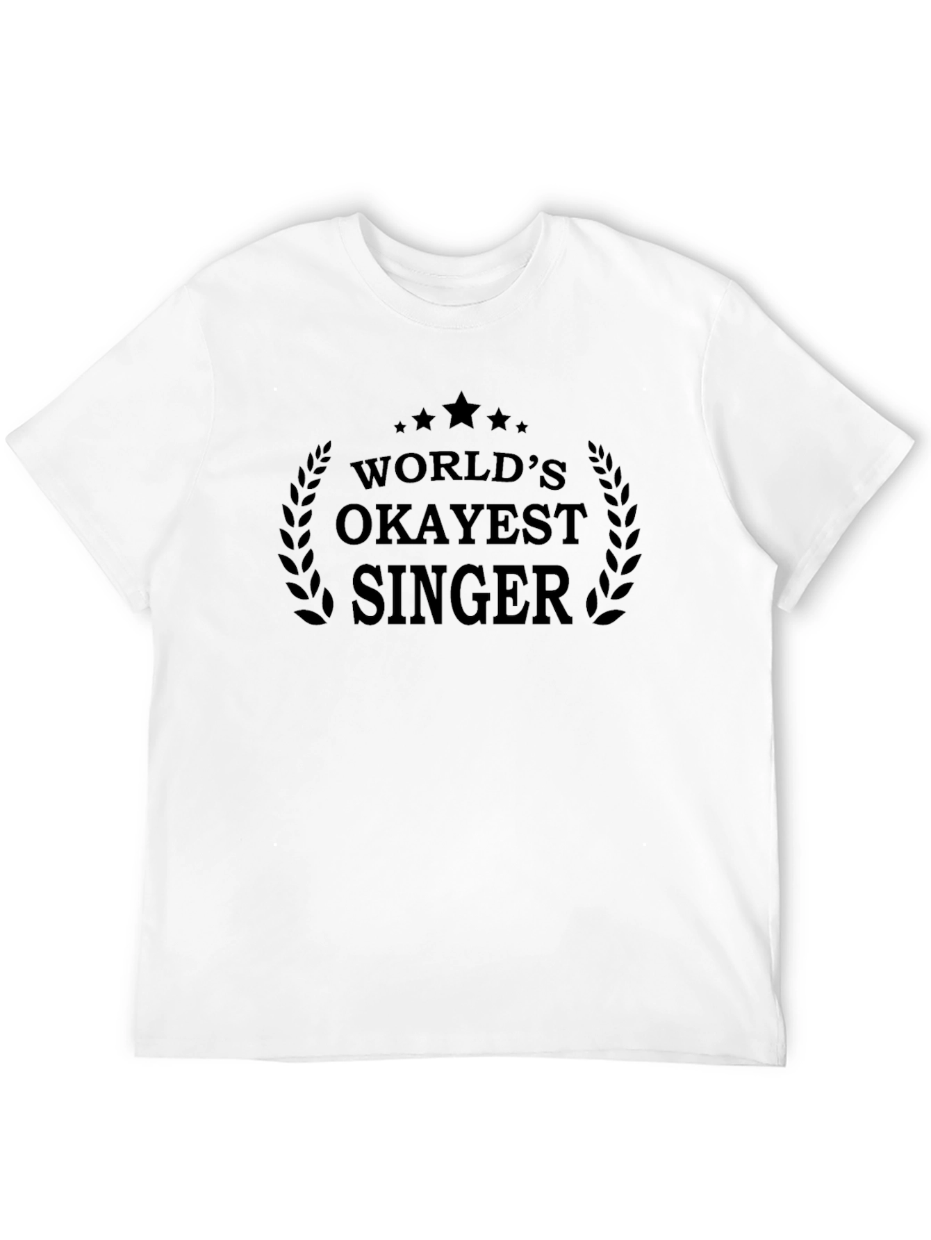 Worlds Okayest Singer - Funny Graphic Tee