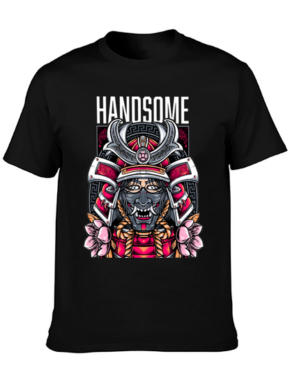 Handsome Samurai Graphic Tee - Urban Streetwear