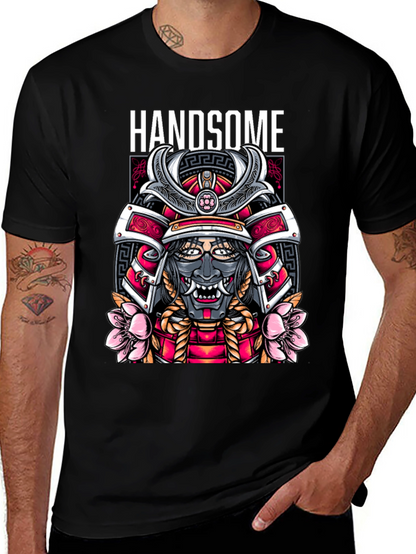 Handsome Samurai Graphic Tee - Urban Streetwear