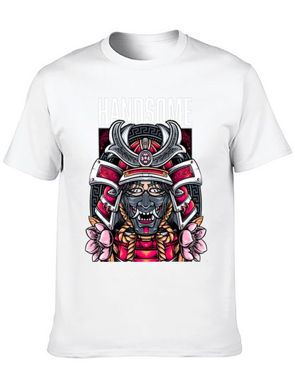 Handsome Samurai Graphic Tee - Urban Streetwear