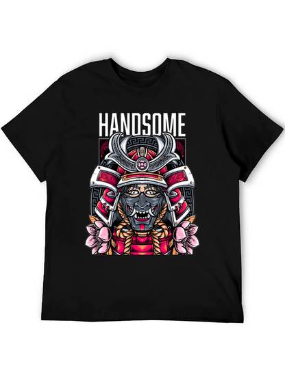 Handsome Samurai Graphic Tee - Urban Streetwear