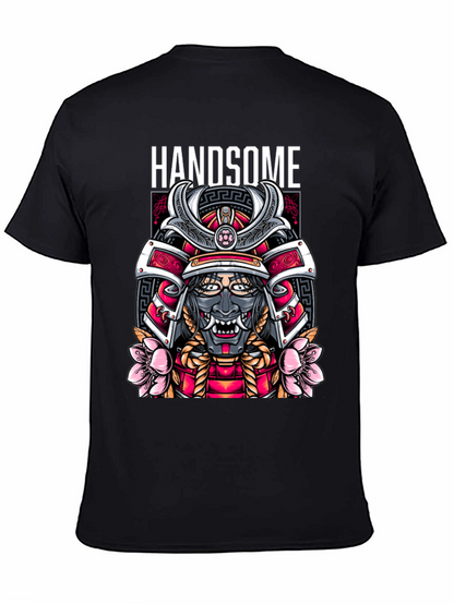 Handsome Samurai Graphic Tee - Urban Streetwear