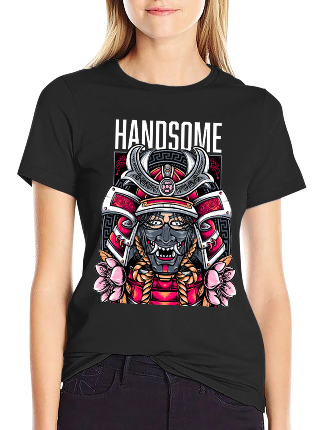 Handsome Samurai Graphic Tee - Urban Streetwear