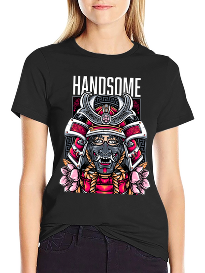 Handsome Samurai Graphic Tee - Urban Streetwear