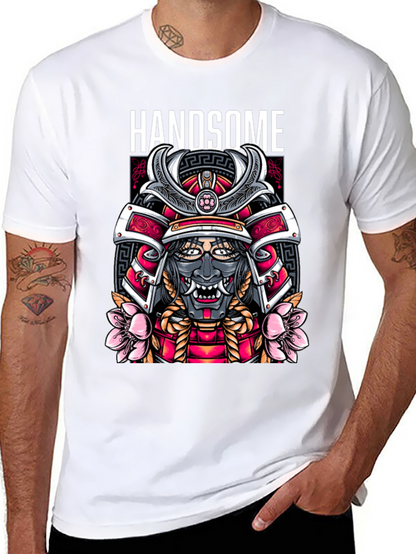 Handsome Samurai Graphic Tee - Urban Streetwear