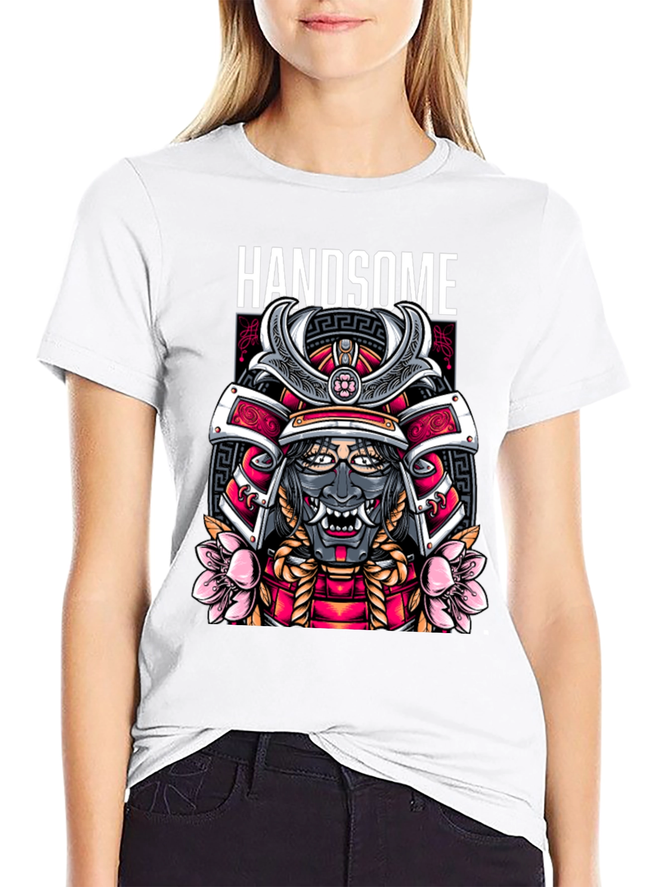 Handsome Samurai Graphic Tee - Urban Streetwear