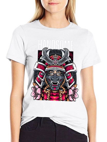 Handsome Samurai Graphic Tee - Urban Streetwear
