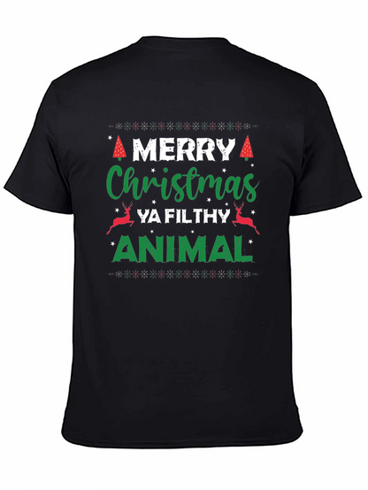 Merry Christmas Ya Filthy Animal T-Shirt