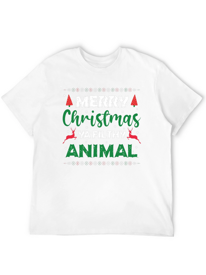 Merry Christmas Ya Filthy Animal T-Shirt