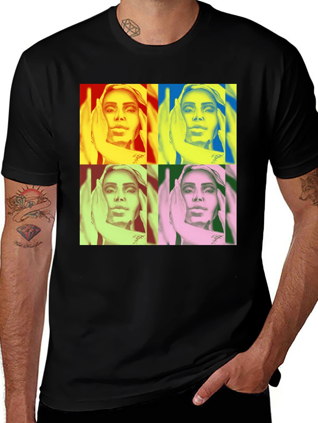Pop Art Portrait T-Shirt