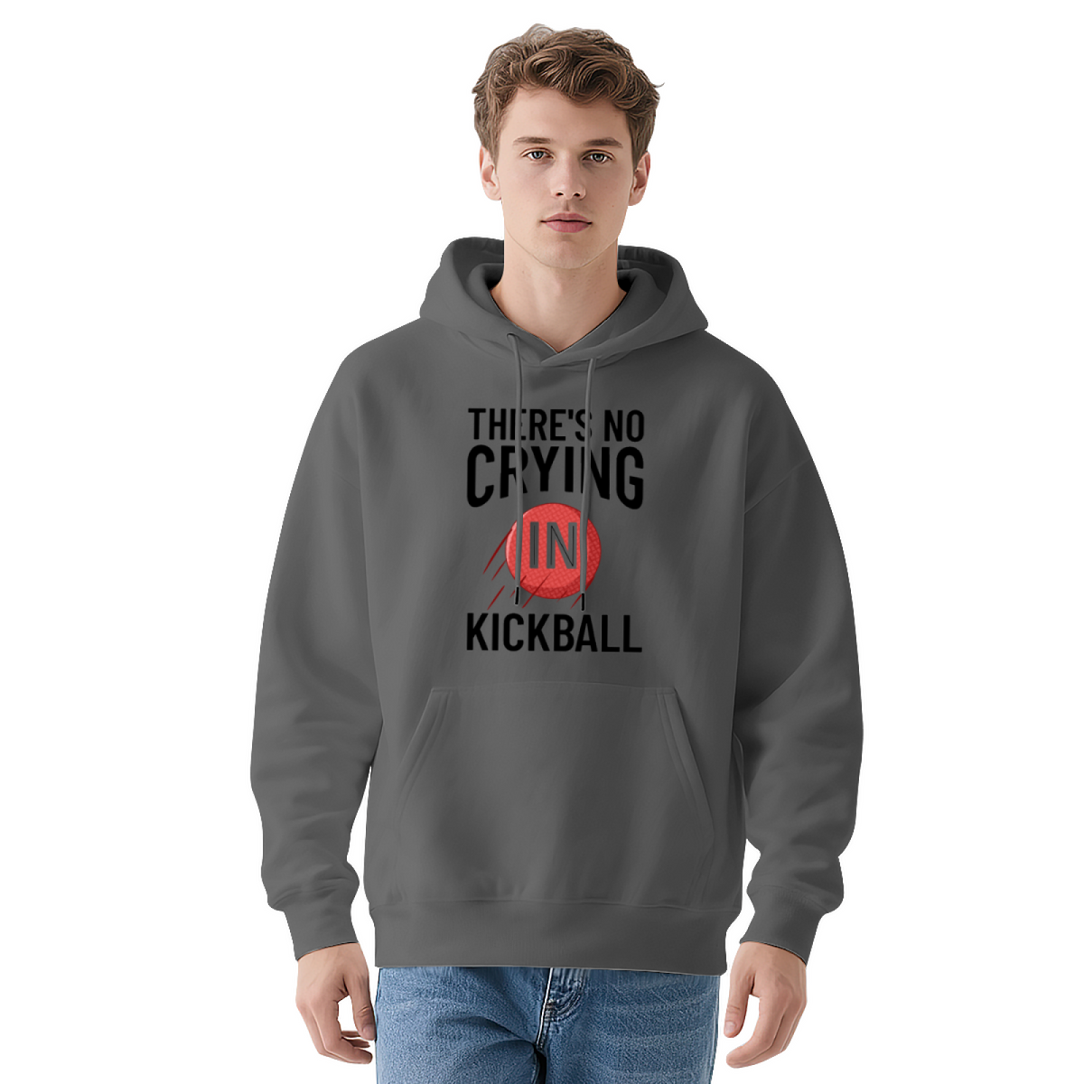 Stylish Pullover Hoodie - Design Reads There'S