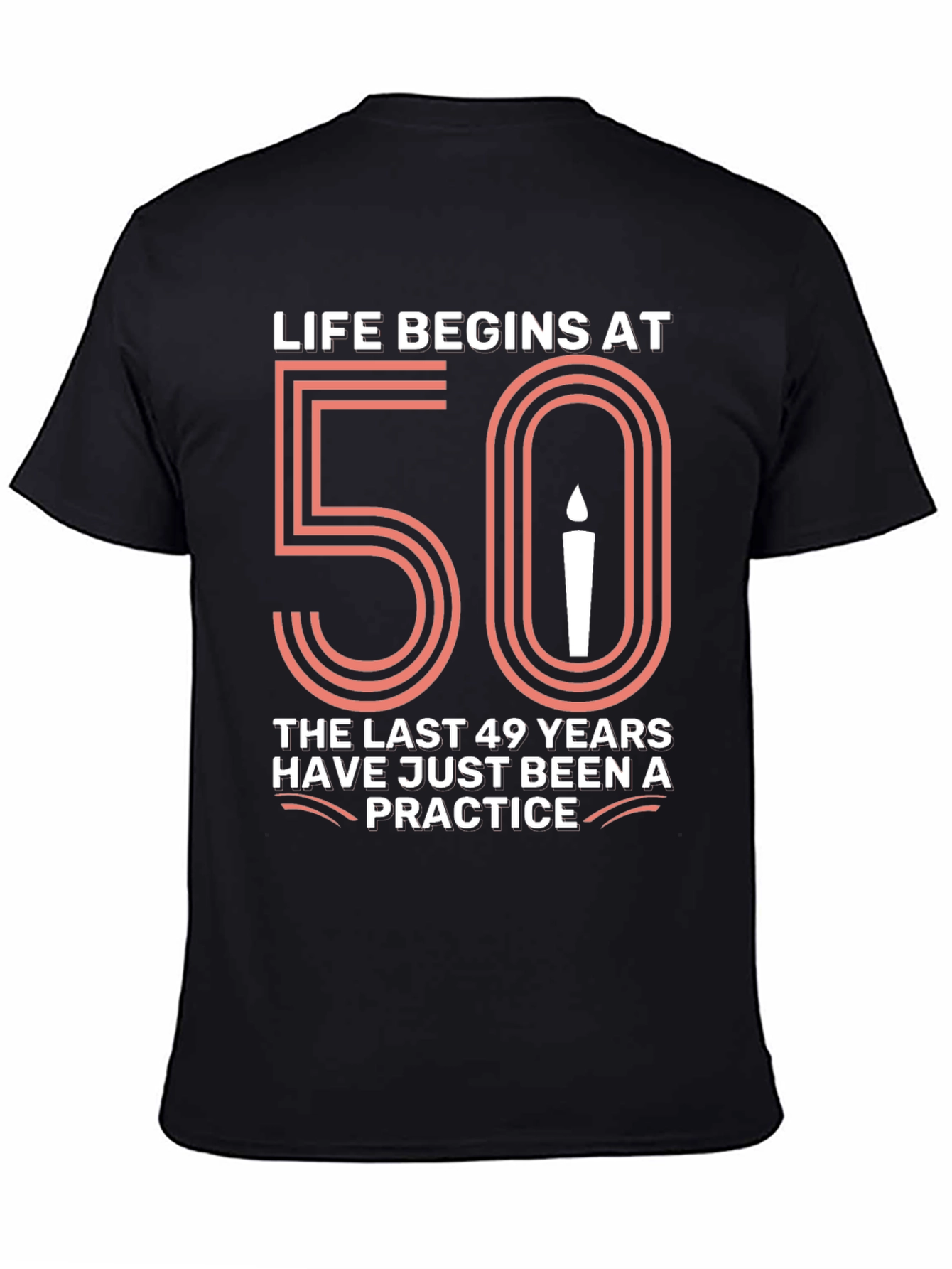 Life Begins at 50 Birthday T-Shirt