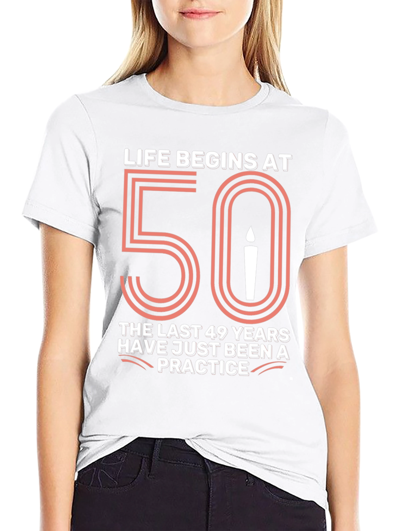 Life Begins at 50 Birthday T-Shirt