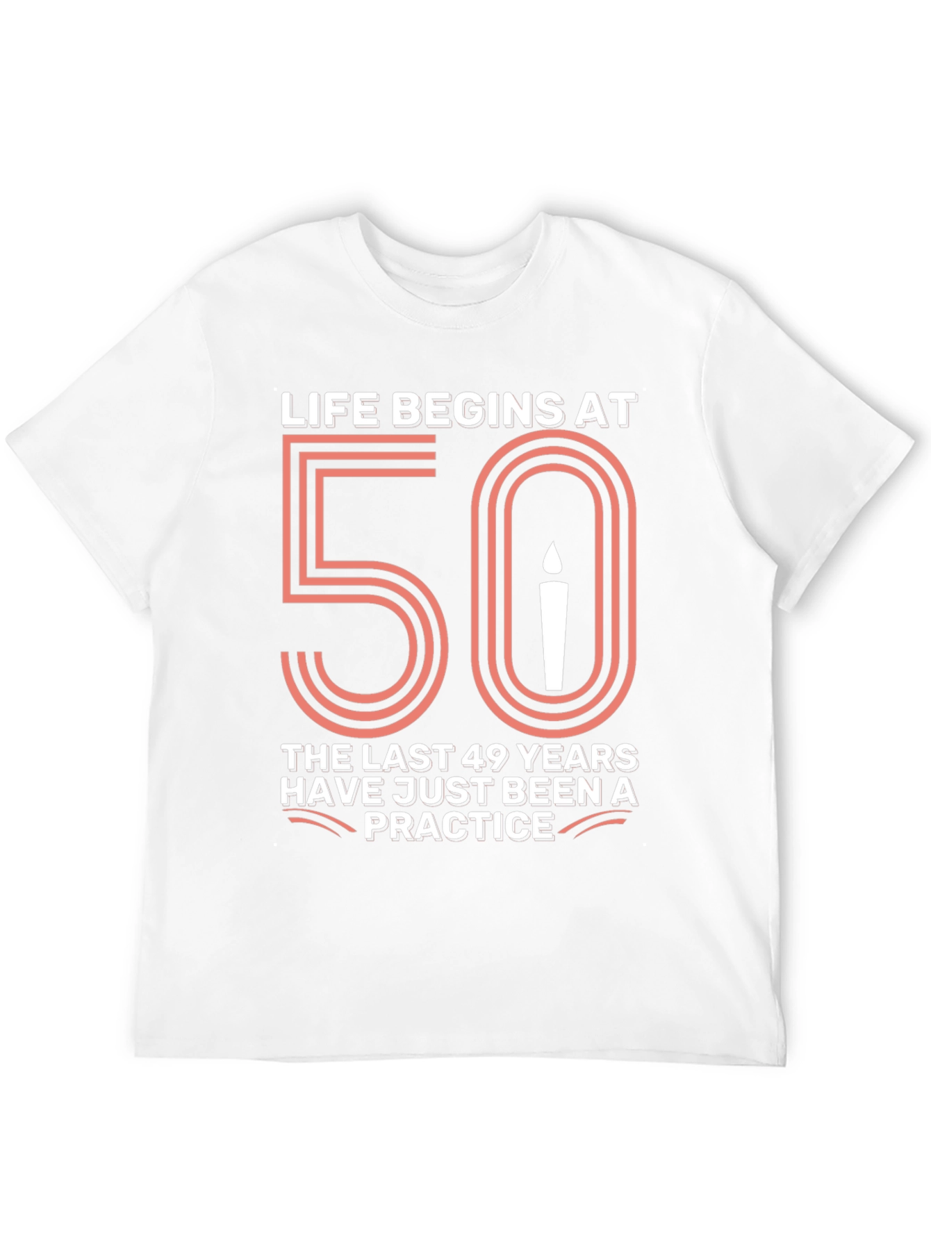 Life Begins at 50 Birthday T-Shirt