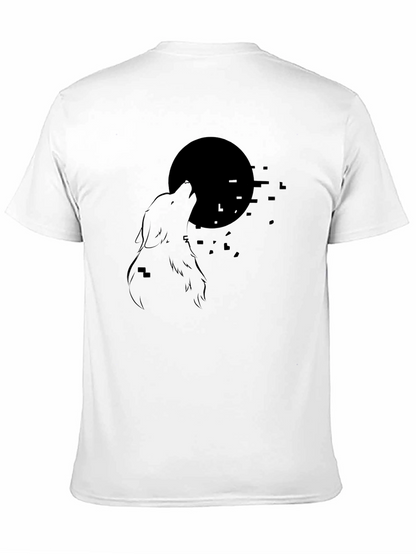 Wolf Moon Graphic Tee - Stylish Black T-Shirt