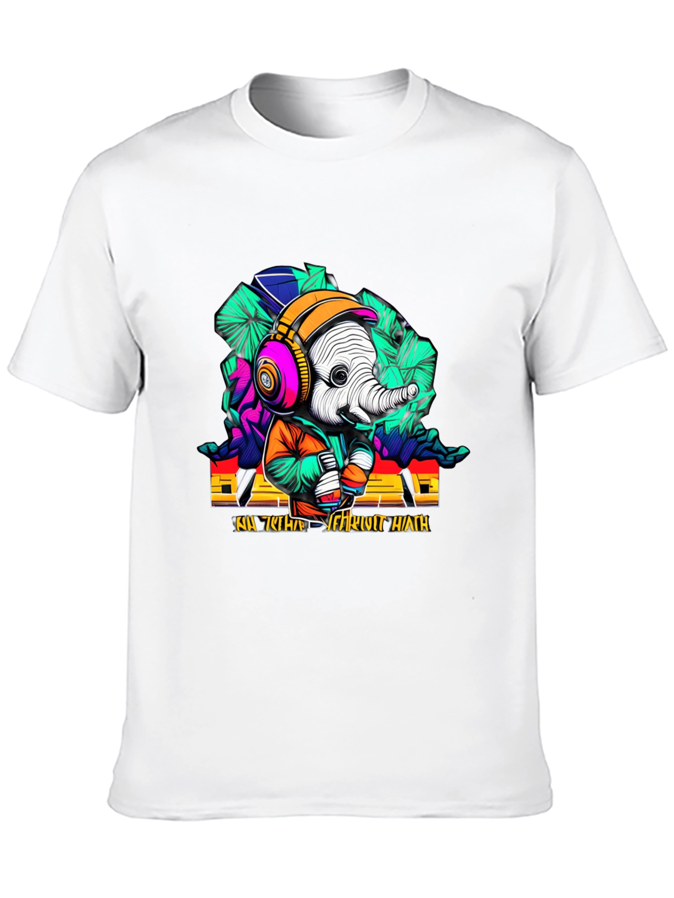 Cool Elephant Graphic T-Shirt