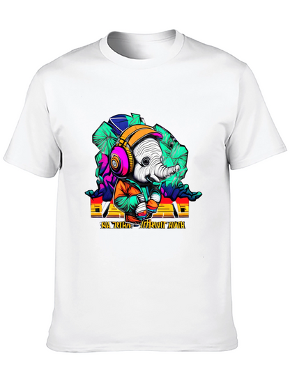 Cool Elephant Graphic T-Shirt