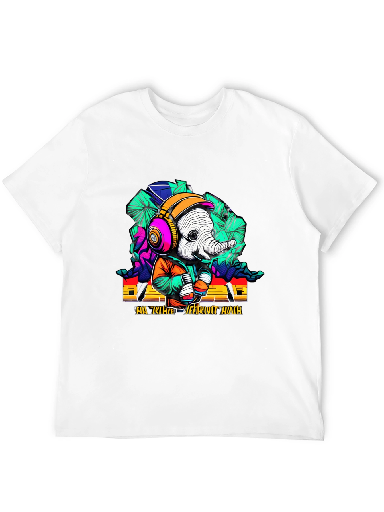 Cool Elephant Graphic T-Shirt