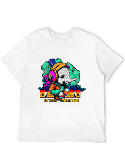 Cool Elephant Graphic T-Shirt
