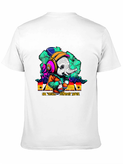 Cool Elephant Graphic T-Shirt