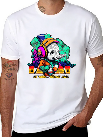 Cool Elephant Graphic T-Shirt