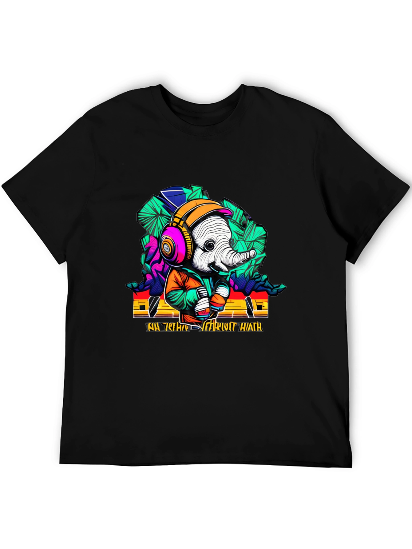 Cool Elephant Graphic T-Shirt