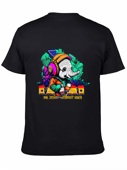 Cool Elephant Graphic T-Shirt